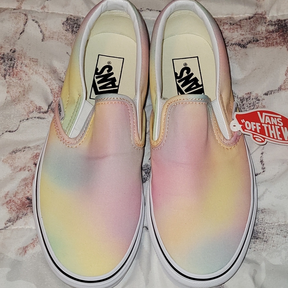 Ombre pink vans